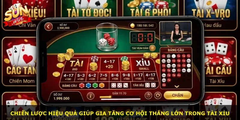Chiến lược hiệu quả giúp gia tăng cơ hội thắng lớn trong Tài Xỉu