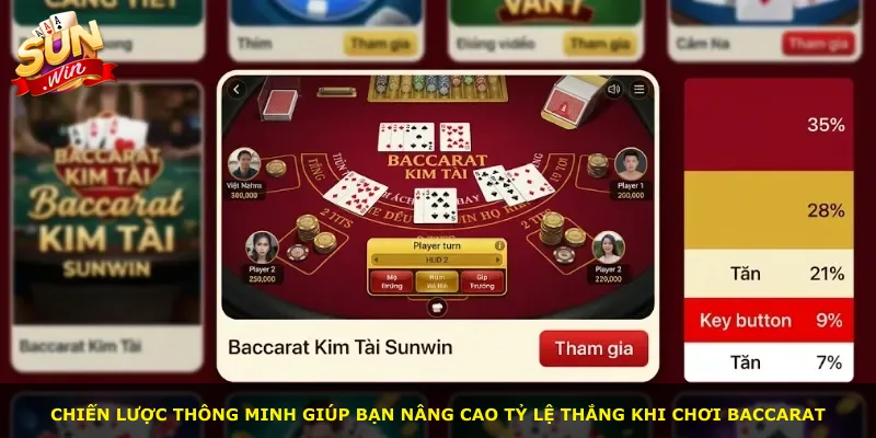 Chiến lược thông minh giúp bạn nâng cao tỷ lệ thắng khi chơi Baccarat
