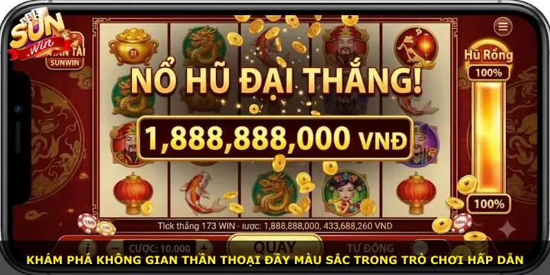 Khám phá không gian thần thoại đầy màu sắc trong trò chơi hấp dẫn
