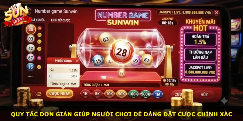 Quy tắc đơn giản giúp người chơi dễ dàng đặt cược chính xác
