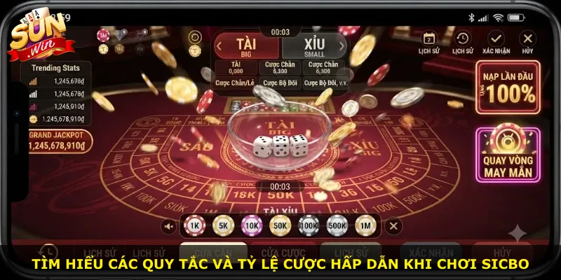 Tìm hiểu các quy tắc và tỷ lệ cược hấp dẫn khi chơi Sicbo