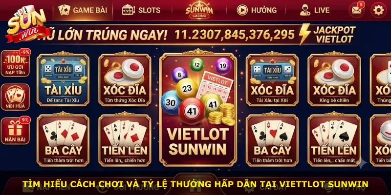 Tìm hiểu cách chơi và tỷ lệ thưởng hấp dẫn tại Viettlot Sunwin